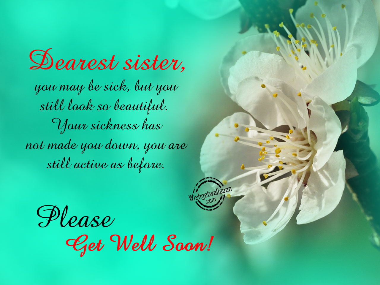 Get Well Soon Sister Images