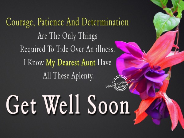 Get Well Soon My Dearest Aunt