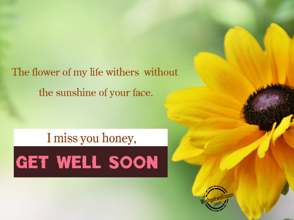 I Miss You Honey - Get Well Soon-GETWELL01