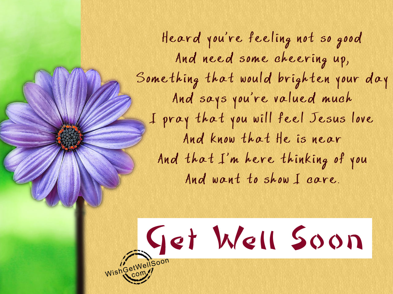 Get Well Soon Wishes For Christians Pictures, Images