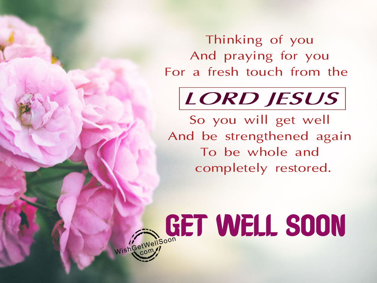Get Well Soon Wishes For Christians Pictures, Images