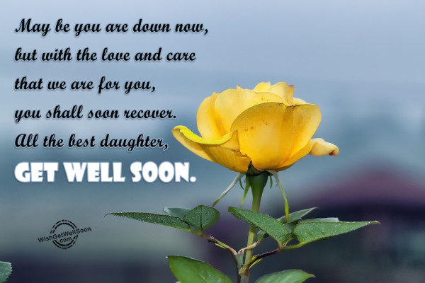 All Best Daughter - Get Well Soon-gws81