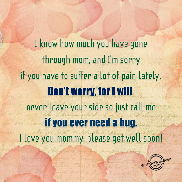 Get Well Soon Quotes For Mom