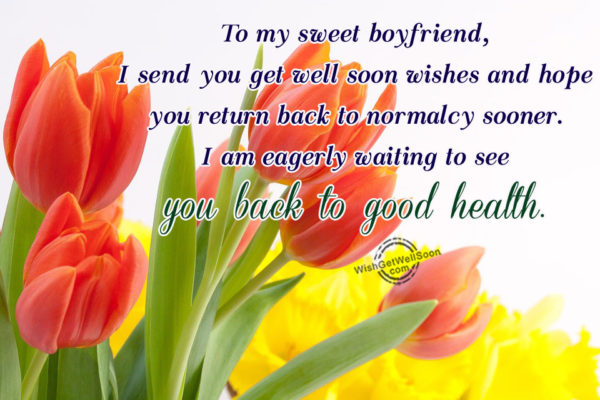 I Send You Get Well Soon Wishes