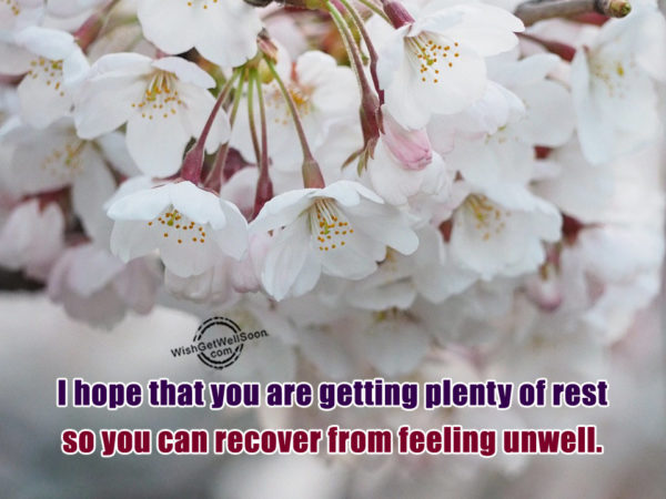 You Can Recover From Feeling Unwell